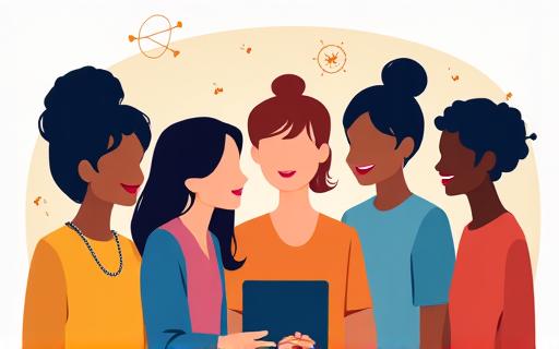 多様な人々が協力する様子のイラスト